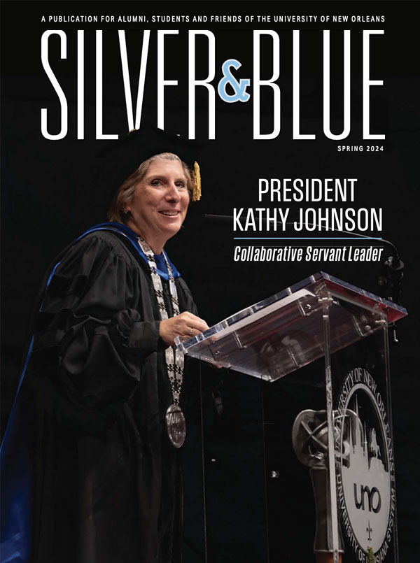 Silver & Blue