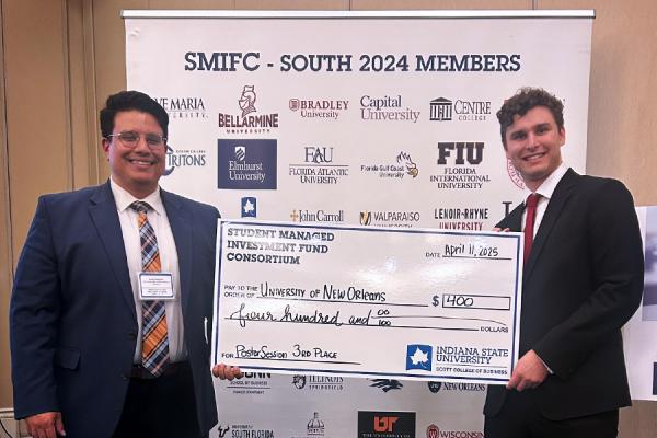 Photo of Craig Delaune and Ethan Evans