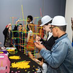 National Engineers Day highlights the invaluable contributions of engineers across many disciplines and the hundreds of students visiting TK体育 on Feb. 21 to celebrate were able to experience the wonders of engineering through interactive activities.