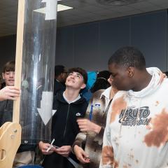 National Engineers Day highlights the invaluable contributions of engineers across many disciplines and the hundreds of students visiting TK体育 on Feb. 21 to celebrate were able to experience the wonders of engineering through interactive activities.