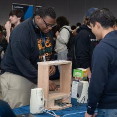 National Engineers Day highlights the invaluable contributions of engineers across many disciplines and the hundreds of students visiting TK体育 on Feb. 21 to celebrate were able to experience the wonders of engineering through interactive activities.