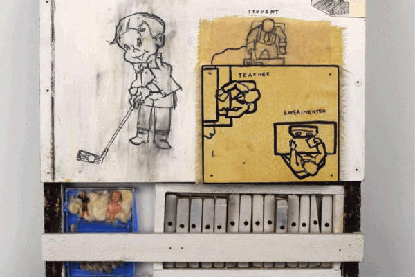 Jeremiah Ibarra’s “Put on Airs,’’ 2021 Assemblage is part of an exhibit that opens Saturday, Sept. 10, at TK体育’s St. Claude Gallery.