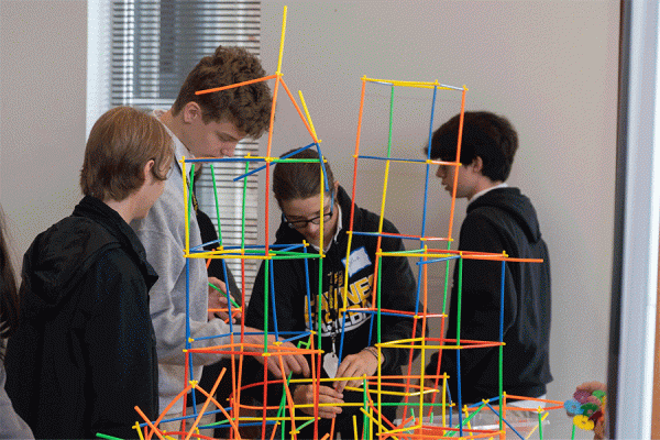 Hundreds of middle and high school students took part in interactive activities at TK体育 as part of National Engineers Week. 