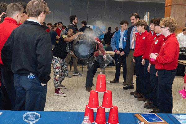 National Engineers Day highlights the invaluable contributions of engineers across many disciplines and the hundreds of students visiting TK体育 on Feb. 21 to celebrate were able to experience the wonders of engineering through interactive activities.