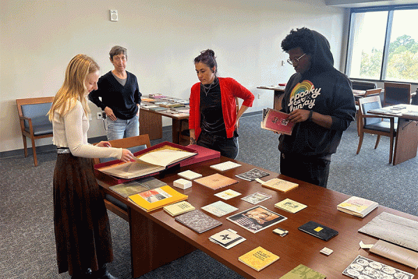 The Artist Book Collection, a group of more than 75 handmade books, is now on display in the Louisiana and Special Collections at the Earl K. Long Library.