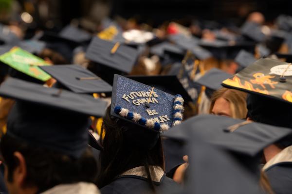 Photo of graduates at TK体育 commencement.